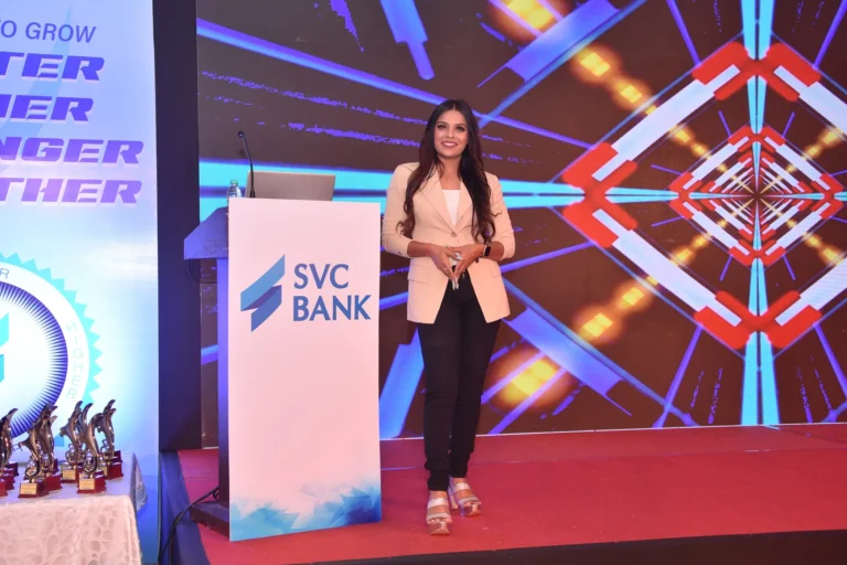 Team Event for SVC Bank - Anchor Deepti Halwai